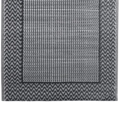 vidaXL udendørstæppe 80x150 cm PP grå