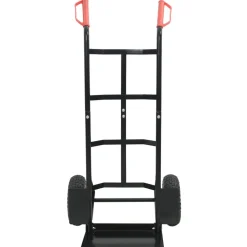 vidaXL Udvidelig håndvogn Sort og rød 57 x 46 x 113 cm Stål