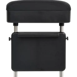 vidaXL universelt armlæn til bil 23x8x(30-38) cm ABS sort