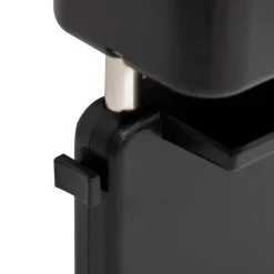 vidaXL universelt armlæn til bil 23x8x(30-38) cm ABS sort