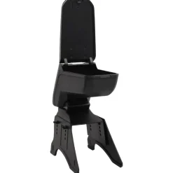 vidaXL universelt armlæn til bil 13x33x(33-53) cm ABS sort