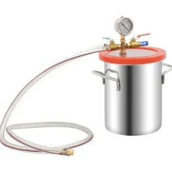 vidaXL vakuumkammer med 2-trins pumpe 5,5 l