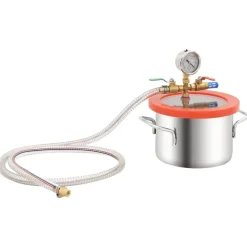 vidaXL vakuumkammer med 2-trins pumpe 3,7 l
