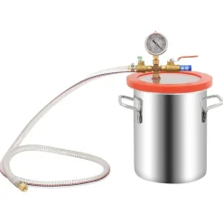 vidaXL vakuumkammer med 2-trins pumpe 5,5 l