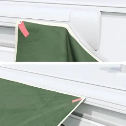vidaXL Vandafvisende Tarp med tag Grøn