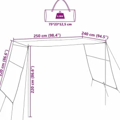vidaXL Vandafvisende Tarp med tag