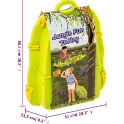 vidaXL vandbane Jungle 51x21,5x66,5 cm polypropylen