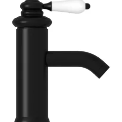 vidaXL vandhane til badeværelseshåndvask 130x180 mm sort