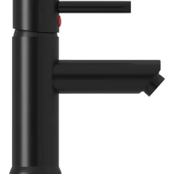 vidaXL vandhane til badeværelseshåndvask 130x176 mm sort