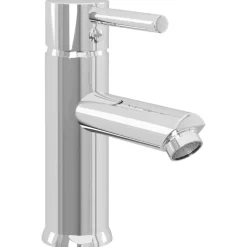 vidaXL vandhane til badeværelseshåndvask 130x176 mm kromfinish