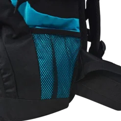 vidaXL vandrerygsæk 75 l str. XXL sort og blå