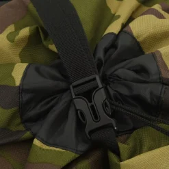 vidaXL vandretaske 60 l camouflage oxfordstof grøn