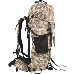 vidaXL vandretaske 60 l camouflage oxfordstof brun