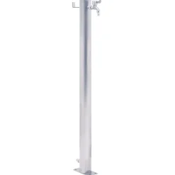 vidaXL vandsøjle 40 cm rund rustfrit stål