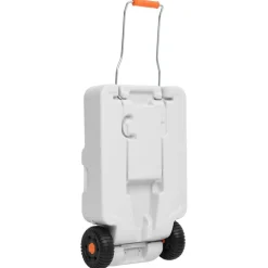 vidaXL vandtank på hjul til camping 30 l grå