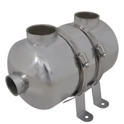 vidaXL varmeveksler til pool 292 x 134 mm 28 kW