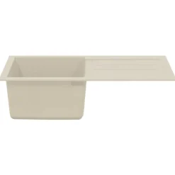 vidaXL Vask Beige 780 x 500 mm 80% Kvarts og 20% Resin