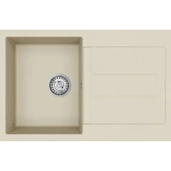 vidaXL Vask Beige 780 x 500 mm 80% Kvarts og 20% Resin