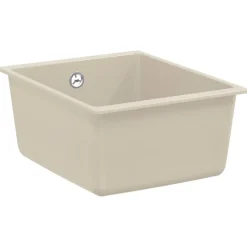 vidaXL Vask Beige 370 x 460 mm 80% Kvarts og 20% Resin