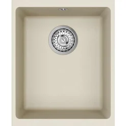 vidaXL Vask Beige 370 x 460 mm 80% Kvarts og 20% Resin