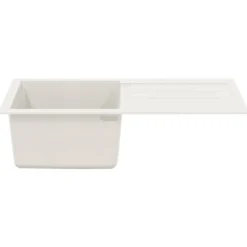 vidaXL Vask Hvid 780 x 500 mm 80% Kvarts og 20% Resin