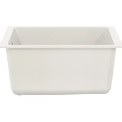 vidaXL Vask Hvid 370 x 460 mm 80% Kvarts og 20% Resin