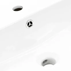 vidaXL Vask Hvid 53 x 44 x 37 cm Glaseret Keramik