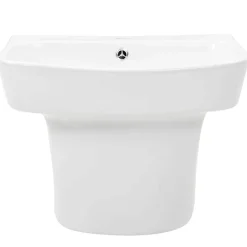 vidaXL Vask Hvid 50 x 45 x 41 cm Glaseret Keramik