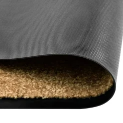 vidaXL vaskbar dørmåtte 40x60 cm cremefarvet
