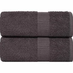 vidaXL vaskeklude FROGN 2 stk. antracit 15x21 cm 360 g/m²