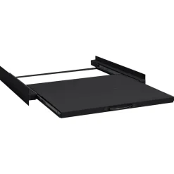 vidaXL Vaskemaskine Mellemhul Sort 60 x 60 x 8 cm Stål