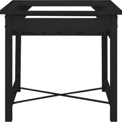 vidaXL Vaskemaskine Pedestal Sort 60 x 56 x 52 cm Stål