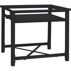 vidaXL Vaskemaskine Pedestal Sort 60 x 56 x 52 cm Stål