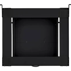 vidaXL Vaskemaskine Pedestal Sort 64 x 55 x 32,5 cm Stål