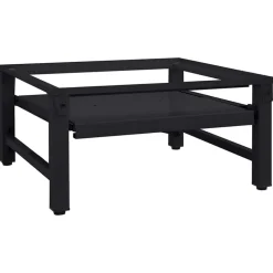vidaXL Vaskemaskine Pedestal Sort 62 x 60,5 x 32,5 cm Stål