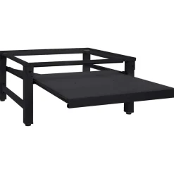 vidaXL Vaskemaskine Pedestal Sort 62 x 60,5 x 32,5 cm Stål