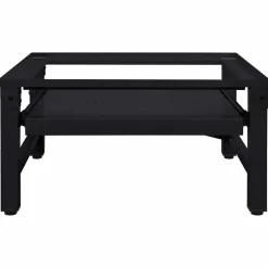 vidaXL Vaskemaskine Pedestal Sort 62 x 60,5 x 32,5 cm Stål