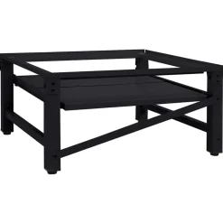 vidaXL Vaskemaskine Pedestal Sort 62 x 60,5 x 32,5 cm Stål