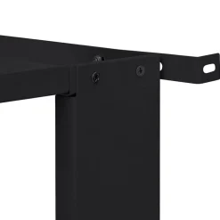 vidaXL Vaskemaskine Pedestal 2 pcs Sort 127 x 54,5 x 32,5 cm Stål