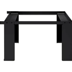 vidaXL Vaskemaskine Pedestal Sort 64 x 55 x 32,5 cm Stål