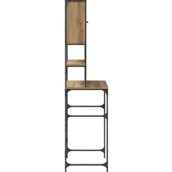 vidaXL Vaskemaskineskab Artisan Egetræ 68 x 48,5 x 194 cm