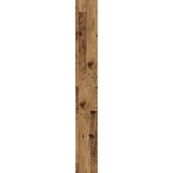 vidaXL vaskemaskineskab 64x24x190 cm antikt træ