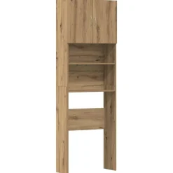 vidaXL vaskemaskineskab 64x24x190 cm konstrueret træ kunsteg