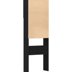 vidaXL vaskemaskineskab 64x24x190 cm konstrueret træ sort egetræsfarve