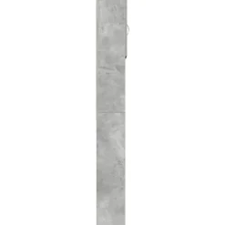 vidaXL vaskemaskineskab 64x24x190 cm konstrueret træ betongrå