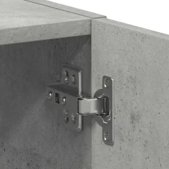 vidaXL vaskemaskineskab 64x24x190 cm konstrueret træ betongrå