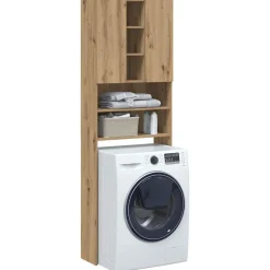vidaXL vaskemaskineskab 64x25,5x190 cm kunsteg