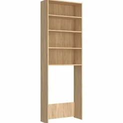 vidaXL vaskemaskineskab 64x24x190 cm sonoma-eg