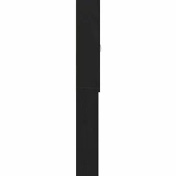 vidaXL vaskemaskineskab 64x25,5x190 cm sort egetræsfarve
