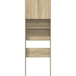 vidaXL vaskemaskineskab 64x24x190 cm konstrueret træ sonoma-eg